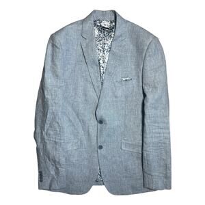 Lief H Horsens 38R Light Blue 2-Piece Suit